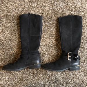 Black Suede Steve Madden Boots